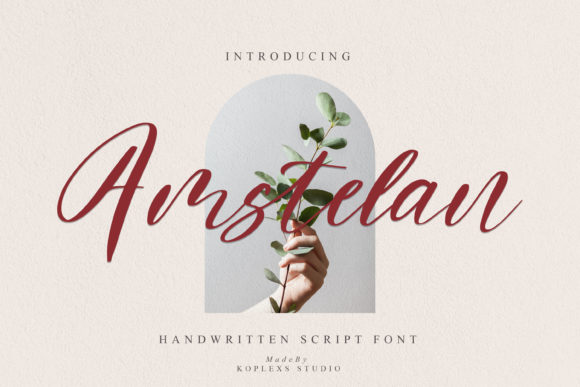 Amstelan: The Script Font for Elegant and Authentic Projects