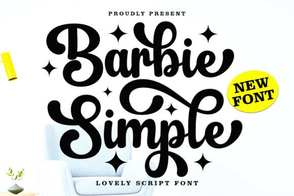 Barbie Simple Script: A Modern Calligraphy for Elegant Design
