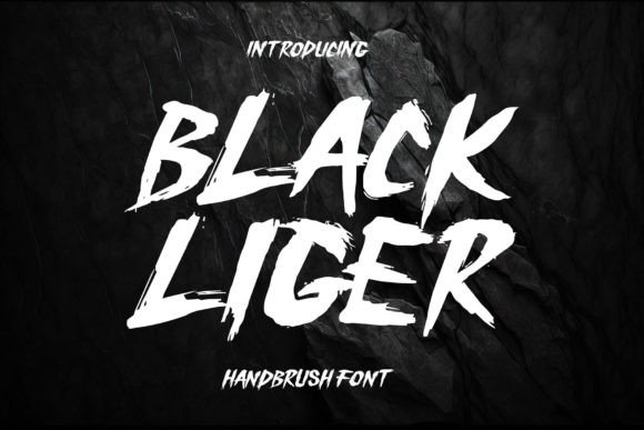 Black Liger: The Brush Script for Authentic Branding