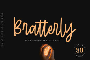 Bratterly: A Script Font That Feels Like Your Own Handwriting