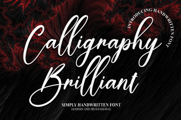 Calligraphy Brilliant: A Script Font for Elegant Branding