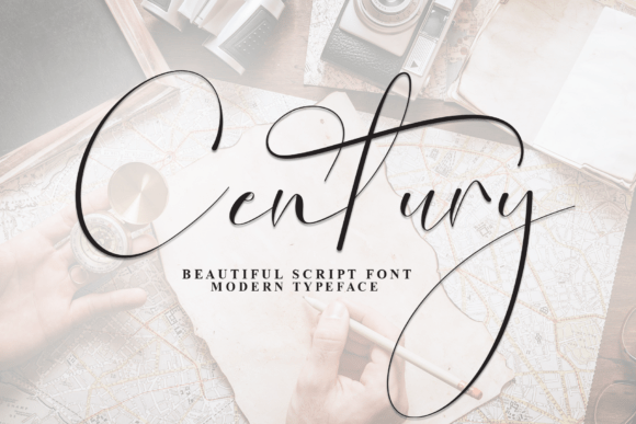 Century: A Script Font for Modern Exploration