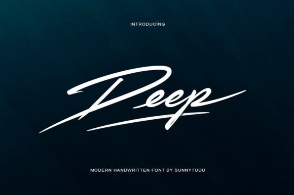 Deep: A Modern Handwritten Font That Commands Attention
