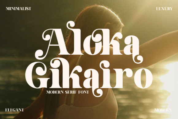 Discovering Aloka Gikairo: A Serif Script Font for Modern Branding