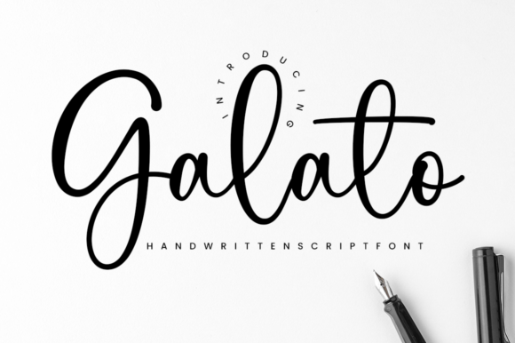 Galato: Elevating Your Brand with Delicate Script Elegance
