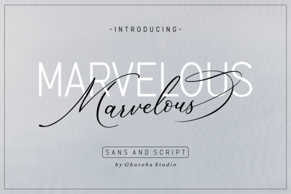 Marvelous Duo: Crafting a Modern Brand Identity with this Script and Sans Pairing