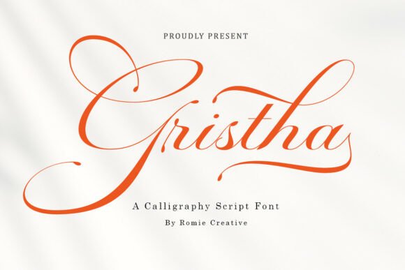 Mastering Modern Calligraphy with the Gristha Font