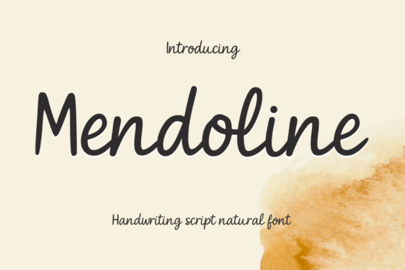Mendoline: The Handwritten Script for Authentic Design