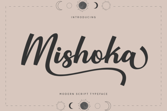 Mishoka: A Bold Script Font for Modern Designs