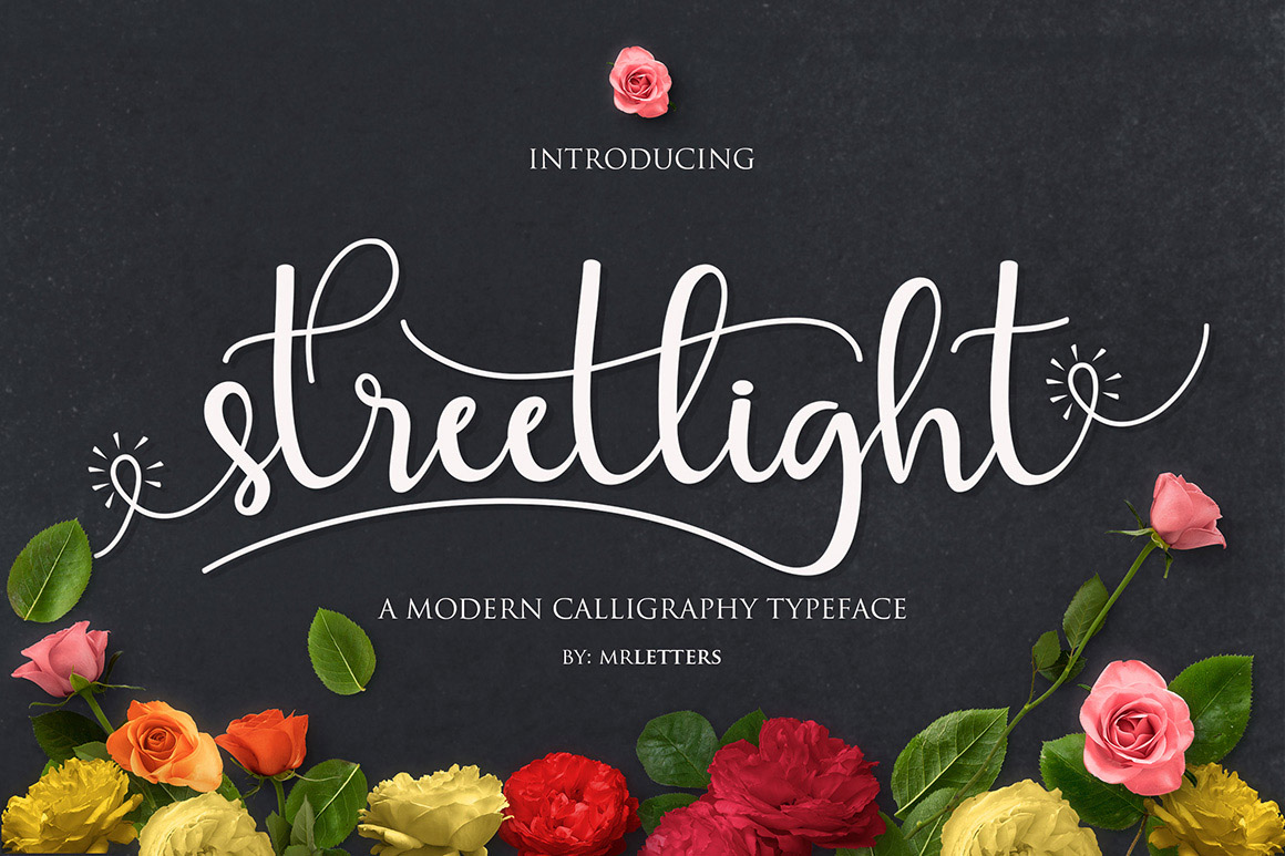 Streetlight: A Modern Script Font for Elegant Design Projects