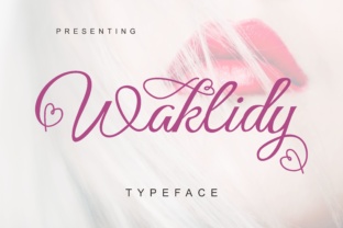 Waklidy: Weaving Romance and Delicacy into Modern Typography