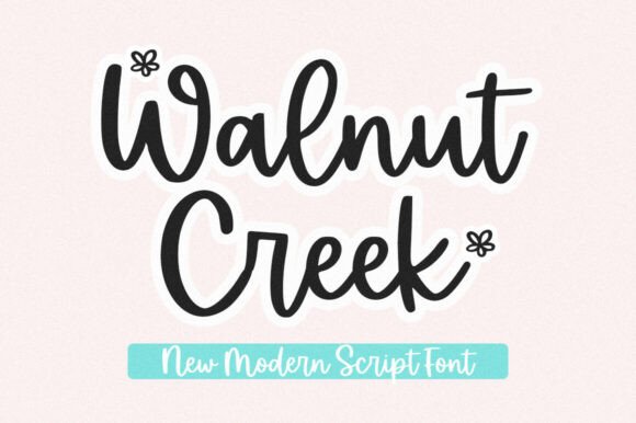 Walnut Creek: A Script Font That Feels Like a Personal Note