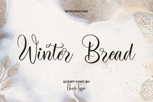 Winter Bread: The Sweet Script for Modern Branding